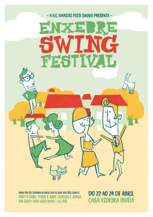 Sigue a @aturuxobueu en Instagram e gaña entradas para o Enxebre Swing Festival!