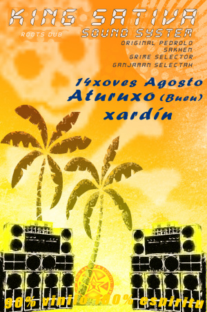 King Sativa Sound System (Roots & Dub | Actuación ao aire libre)