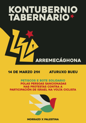 Kontubernio Tabernario. Organizado polo colectivo Morrazo x Palestina.