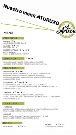 Todos os venres a partir das 20.00h podedes degustar este menú da man de A Artesa. 