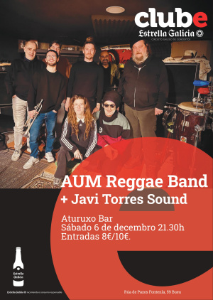 Arrímase o reggae ao Aturuxo este sábado 06 dec.