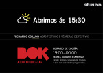 Horario de inverno: abrimos ás 15:30 e pechamos os luns por descanso