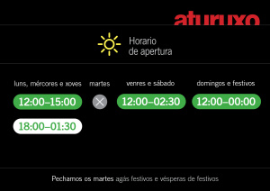 Novos horarios de apertura para os próximos días.